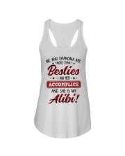 SHE IS MY ALIBI - GREAT GIFT FOR GRANDDAUGHTER Ladies Flowy Tank tile
