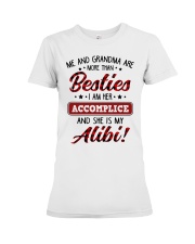 SHE IS MY ALIBI - GREAT GIFT FOR GRANDDAUGHTER Premium Fit Ladies Tee tile