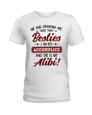 SHE IS MY ALIBI - GREAT GIFT FOR GRANDDAUGHTER Ladies T-Shirt tile
