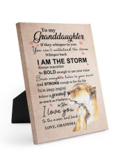 LISTEN TO YOUR HEART - GRANDMA TO GRANDDAUGHTER 8x10 Easel-Back Gallery Wrapped Canvas thumbnail