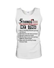 5 THINGS ABOUT MY OMA - BEST GIFT FOR GRANDKIDS Unisex Tank tile