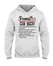 5 THINGS ABOUT MY OMA - BEST GIFT FOR GRANDKIDS Hooded Sweatshirt tile