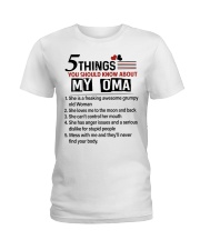 5 THINGS ABOUT MY OMA - BEST GIFT FOR GRANDKIDS Ladies T-Shirt tile