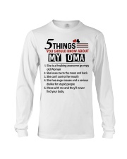 5 THINGS ABOUT MY OMA - BEST GIFT FOR GRANDKIDS Long Sleeve Tee tile