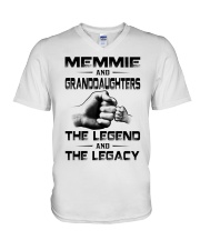 THE LEGEND AND THE LEGACY - BEST GIFT FOR MEMMIE V-Neck T-Shirt tile