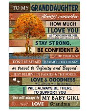I LOVE YOU - LOVELY GIFT FOR GRANDDAUGHTER 11x17 Poster front