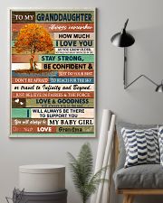I LOVE YOU - LOVELY GIFT FOR GRANDDAUGHTER 11x17 Poster lifestyle-poster-1