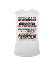 YES I AM A SPOILED GRANDSON Sleeveless Tee tile