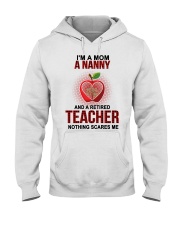 I'm A Mom A Nanny And A Retired Teacher Hooded Sweatshirt tile