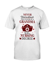 THE POWER OF A GRANDMA - PERFECT GIFT FOR NURSING Classic T-Shirt tile