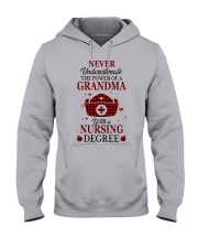 THE POWER OF A GRANDMA - PERFECT GIFT FOR NURSING Hooded Sweatshirt front