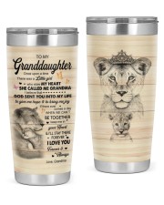 I LOVE YOU - TO GRANDDAUGHTER FROM GRANDMA 20oz Tumbler front