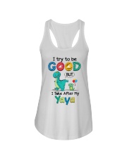 I Try To Be Good - Best Gift For Grandchild Ladies Flowy Tank tile