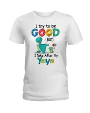 I Try To Be Good - Best Gift For Grandchild Ladies T-Shirt tile