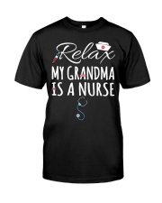RELAX MY GRANDMA IS A NURSE Premium Fit Mens Tee tile