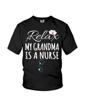 RELAX MY GRANDMA IS A NURSE Youth T-Shirt front