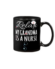 RELAX MY GRANDMA IS A NURSE Mug tile
