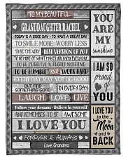 I LOVE YOU - GRANDMA TO GRANDDAUGHTER RACHEL Small Fleece Blanket - 30" x 40" front