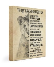 LOVED MORE THAN YOU KNOW -GRANDMA TO GRANDDAUGHTER 11x14 Gallery Wrapped Canvas Prints front