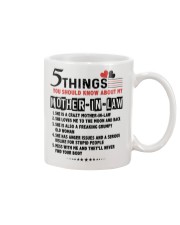 5 THINGS YOU SHOULD KNOW ABOUT MY MOTHER-IN-LAW Mug tile
