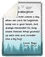I'LL STAY THERE FOREVER - YAYA TO GRANDDAUGHTER Sherpa Fleece Blanket tile