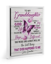 FOLLOW YOUR DREAM - GREAT GIFT FOR GRANDDAUGHTER Floating Framed Canvas Prints White tile
