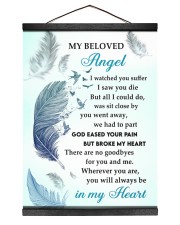 YOU WILL ALWAYS BE IN MY HEART Hanging Canvas tile