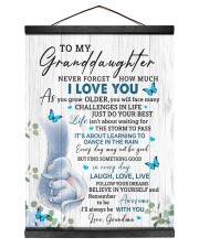 JUST DO YOUR BEST - AMAZING GIFT FOR GRANDDAUGHTER Hanging Canvas tile