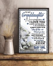 BELIEVE IN YOURSELF- BEST GIFT FOR GRANDDAUGHTER 11x17 Poster lifestyle-poster-3