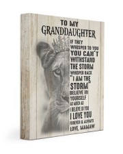 I AM THE STORM - MAMAW TO GRANDDAUGHTER 11x14 Gallery Wrapped Canvas Prints front
