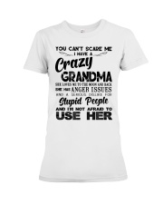 YOU CAN'T SCARE ME - PERFECT GIFT FOR GRANDCHILD Premium Fit Ladies Tee tile