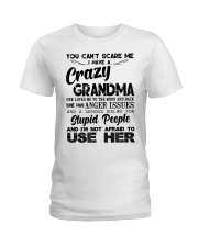 YOU CAN'T SCARE ME - PERFECT GIFT FOR GRANDCHILD Ladies T-Shirt tile