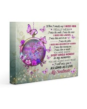 When I Simply Say I Miss Him 14x11 Gallery Wrapped Canvas Prints front