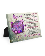 When I Simply Say I Miss Him Easel-Back Gallery Wrapped Canvas tile