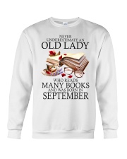 Never Underestimate An Old Lady - Perfect Gift For Grandma Crewneck Sweatshirt tile