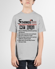 5 THINGS YOU SHOULD KNOW ABOUT MY GIGI Youth T-Shirt garment-youth-tshirt-front-01