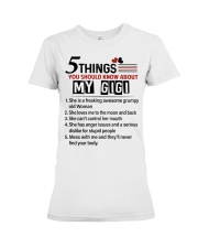5 THINGS YOU SHOULD KNOW ABOUT MY GIGI Premium Fit Ladies Tee tile