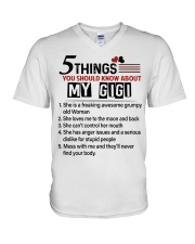 5 THINGS YOU SHOULD KNOW ABOUT MY GIGI V-Neck T-Shirt tile