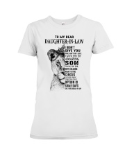 THE GIFT OF LIFE - BEST GIFT FOR DAUGHTER-IN-LAW Premium Fit Ladies Tee tile