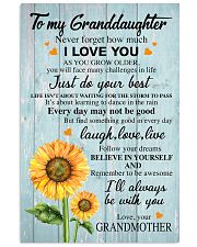 I LOVE YOU - GRANDMOTHER TO GRANDDAUGHTER 11x17 Poster front