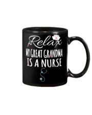 RELAX MY GREAT GRANDMA IS A NURSE - FOR GRANDKIDS Mug tile