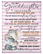 I LOVE YOU FOREVER - GRANDMA TO GRANDDAUGHTER Small Fleece Blanket - 30" x 40" front