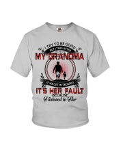 I Try To Be Good - Amazing Gift For Grandson Youth T-Shirt front