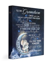 I LOVE YOU - GRANDSON GIFT WITH ELEPHANT 11x14 Gallery Wrapped Canvas Prints front