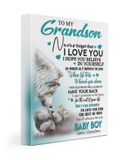 BELIEVE IN YOURSELF - BEST GIFT FOR GRANDSON 11x14 Gallery Wrapped Canvas Prints front