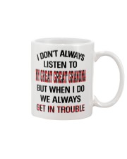 ALWAYS GET IN TROUBLE - LOVELY GIFT FOR GRANDCHILD Mug tile