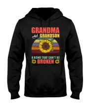 A BOND THAT CAN'T BE BROKEN - GIFT FOR GRANDSON Hooded Sweatshirt tile