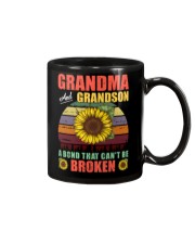 A BOND THAT CAN'T BE BROKEN - GIFT FOR GRANDSON Mug tile