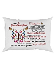 I THINK ABOUT YOU - LOVELY GIFT FOR GRANDDAUGHTER Rectangular Pillowcase front