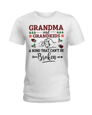 Grandma And Grandkids A Bond That Can't Be Broken Ladies T-Shirt tile